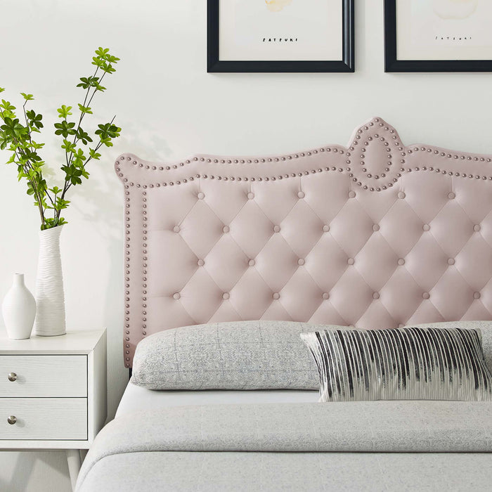 Louisa Tufted Performance Velvet Full/Queen Headboard