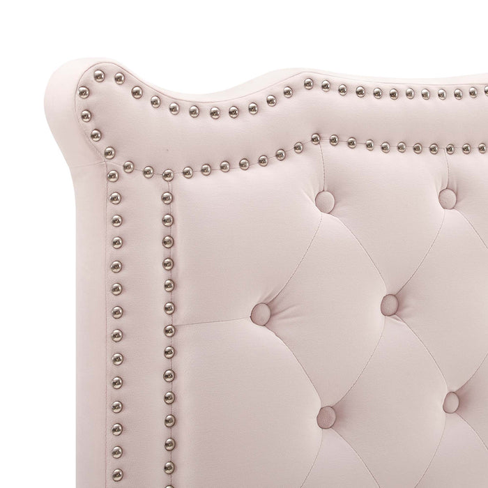 Louisa Tufted Performance Velvet Full/Queen Headboard