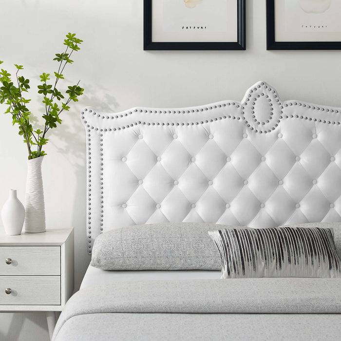 Louisa Tufted Performance Velvet Full/Queen Headboard