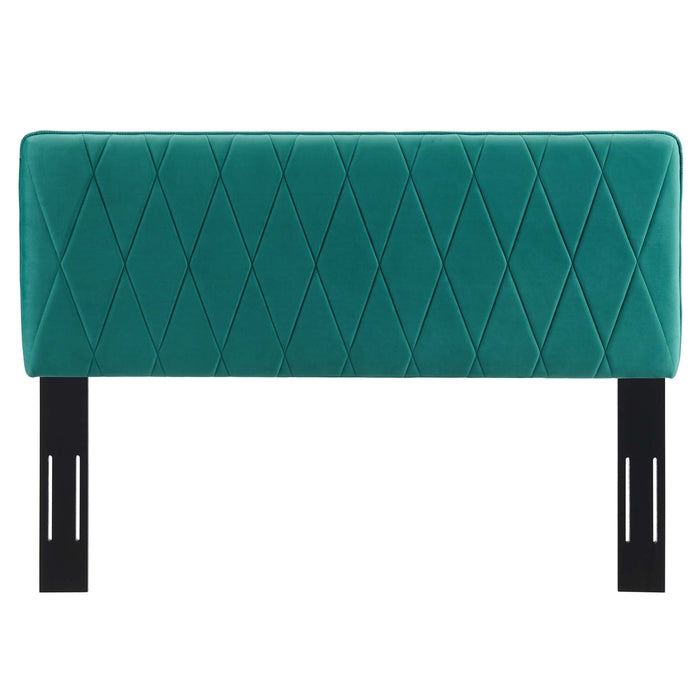 Leila Performance Velvet Twin Headboard