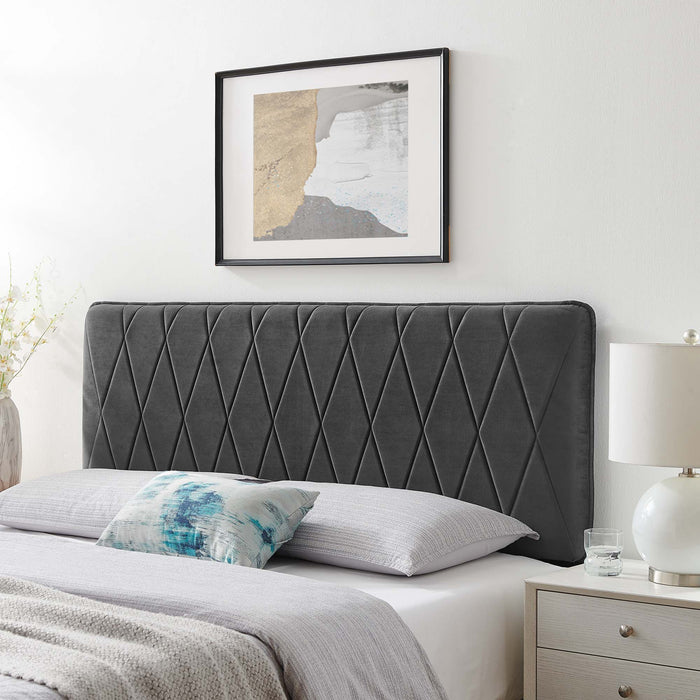 Leila Performance Velvet Full/Queen Headboard