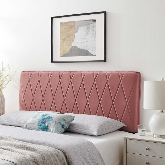 Leila Performance Velvet Full/Queen Headboard