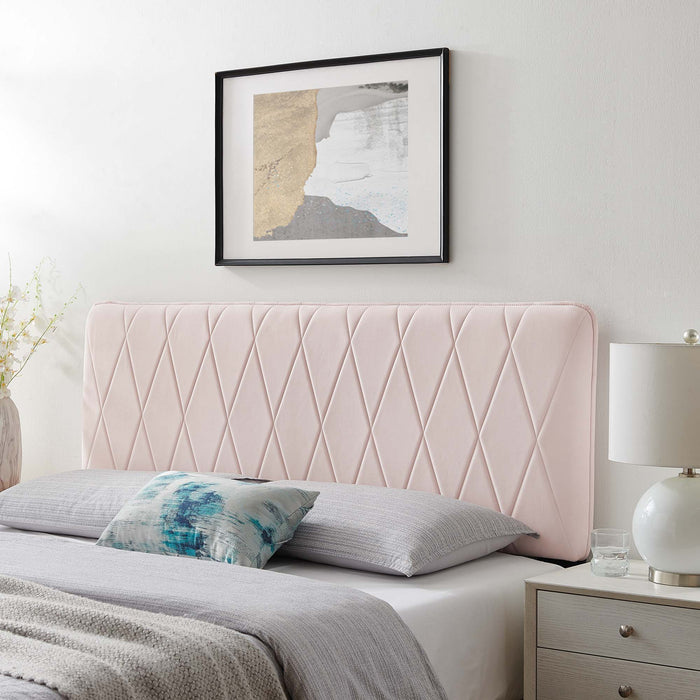 Leila Performance Velvet Full/Queen Headboard