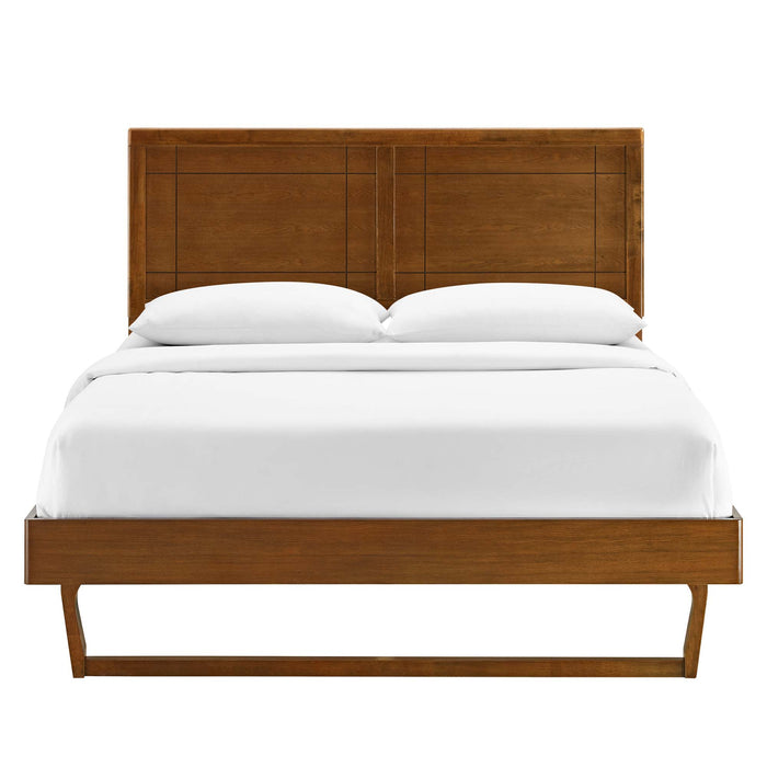 Marlee Queen Wood Platform Bed With Angular Frame