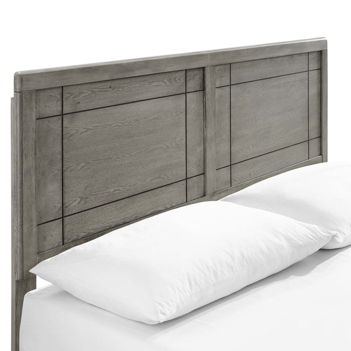 Marlee Queen Wood Platform Bed With Splayed Legs