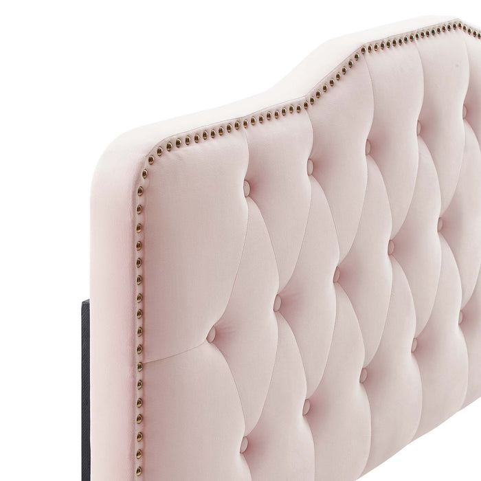 Sophia Tufted Performance Velvet Full/Queen Headboard