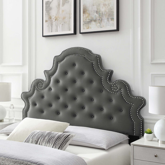 Diana Tufted Performance Velvet Full/Queen Headboard