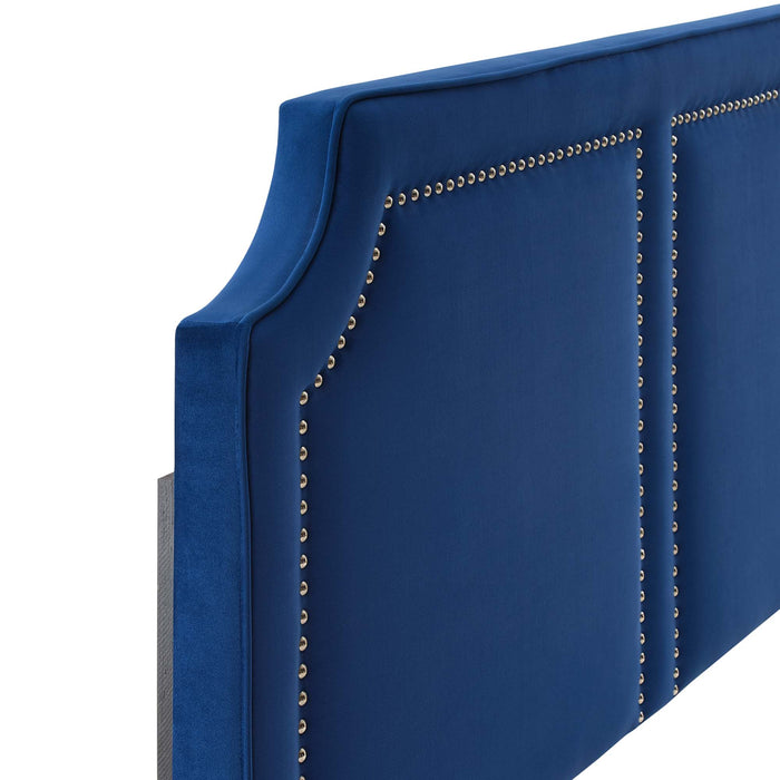 Cynthia Performance Velvet Twin Headboard