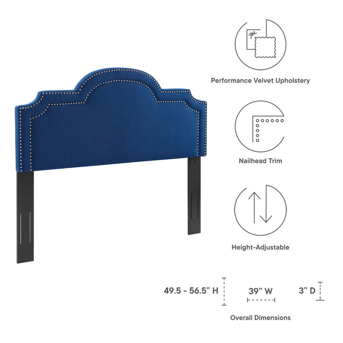 Belinda Performance Velvet Twin Headboard