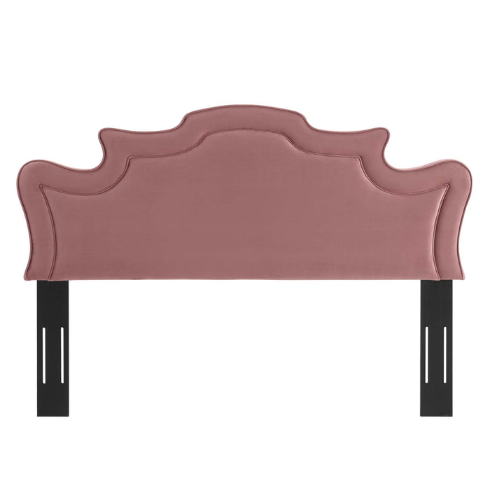 Evangeline Performance Velvet Twin Headboard