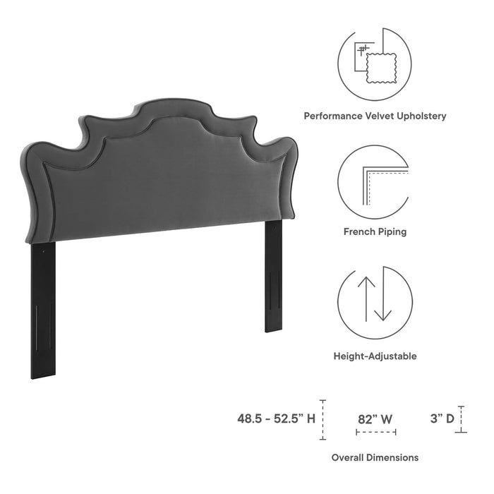 Evangeline Performance Velvet King/California King Headboard