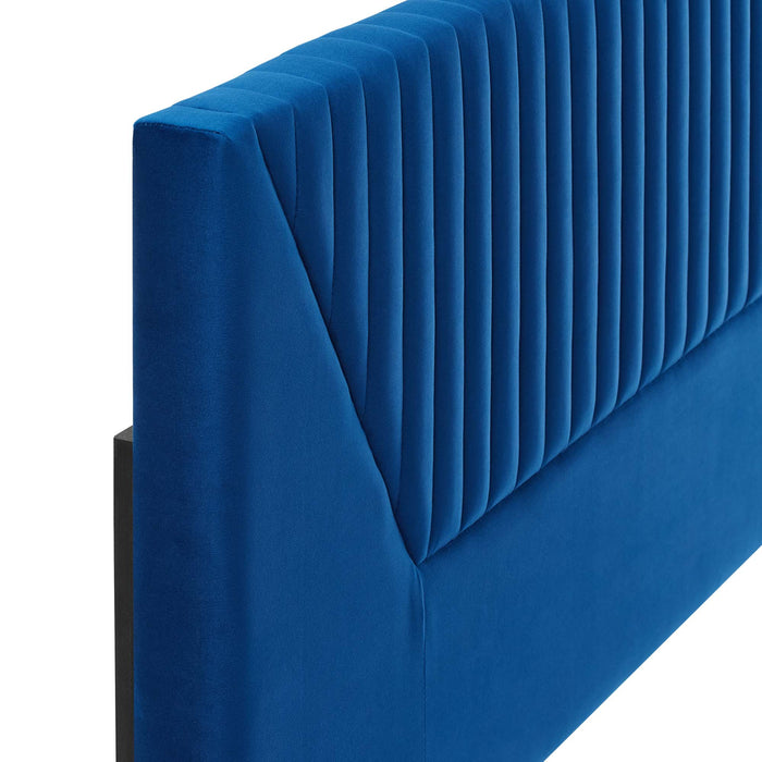 Patience Channel Tufted Performance Velvet Twin Headboard