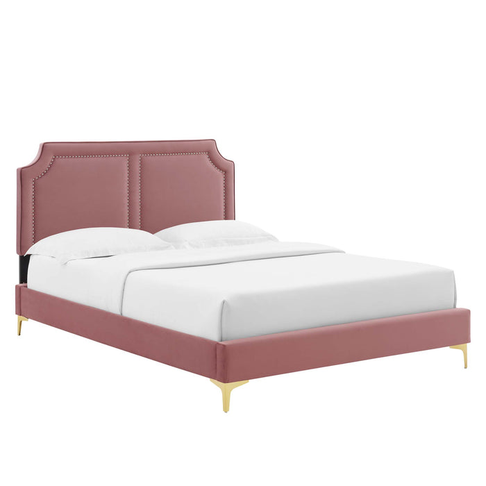 Novi Performance Velvet Twin Bed