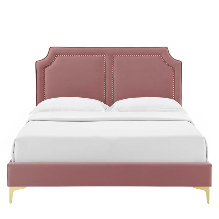 Novi Performance Velvet Twin Bed