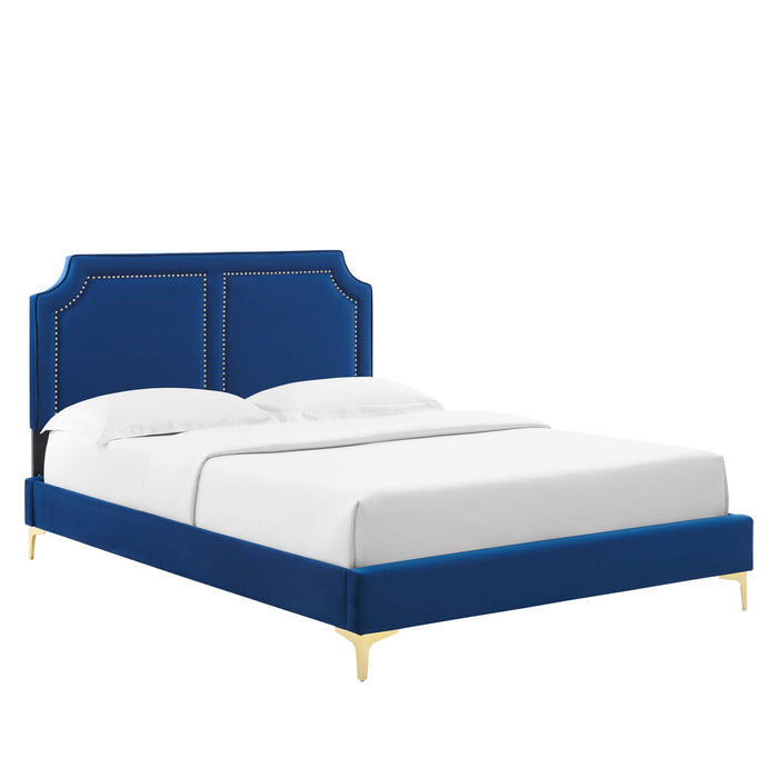 Novi Performance Velvet Twin Bed