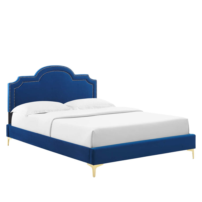 Aviana Performance Velvet Twin Bed