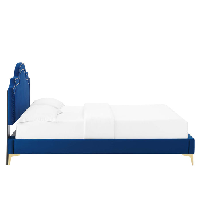 Aviana Performance Velvet Twin Bed