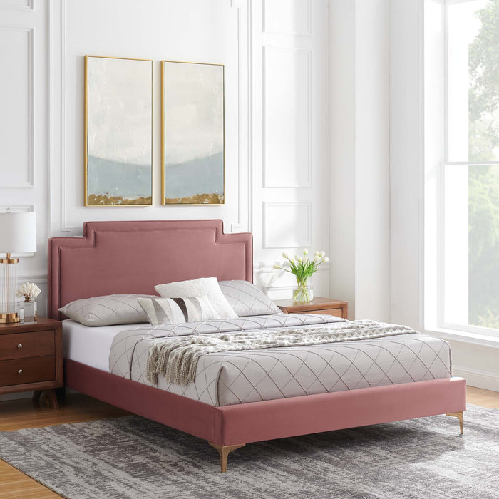 Liva Performance Velvet Twin Bed