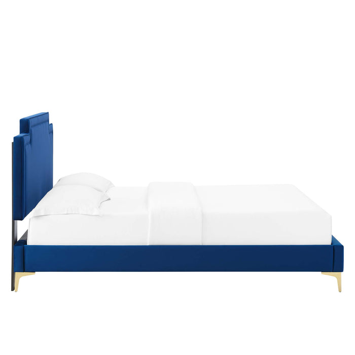 Liva Performance Velvet Twin Bed