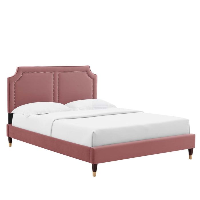 Novi Performance Velvet Twin Bed