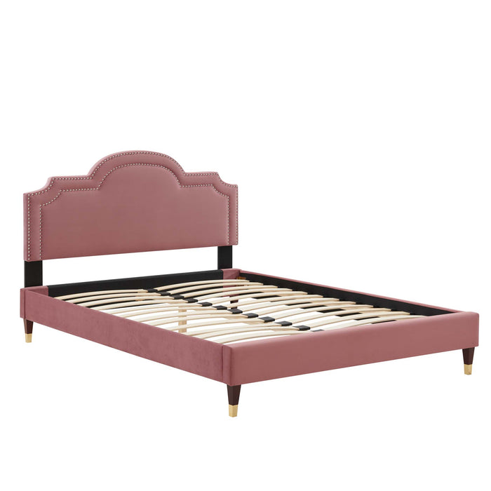 Aviana Performance Velvet Twin Bed