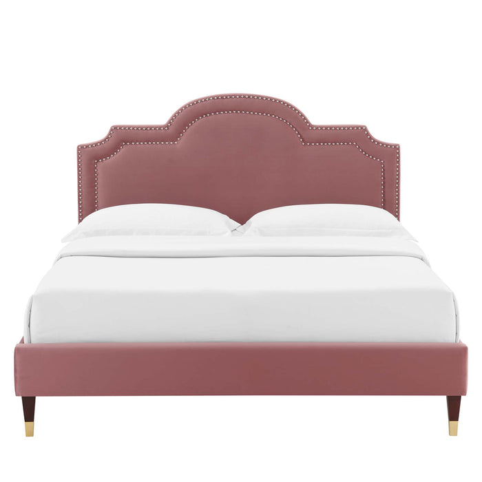 Aviana Performance Velvet Twin Bed