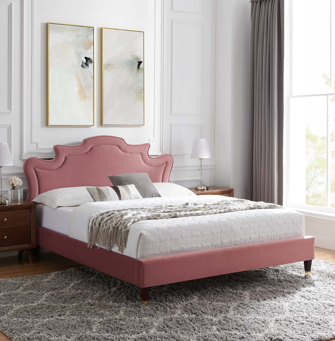 Neena Performance Velvet Twin Bed