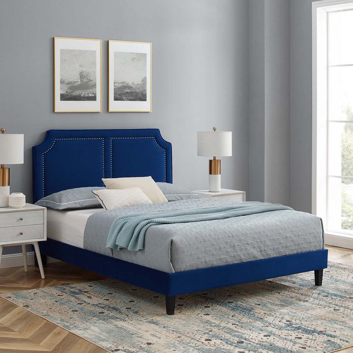 Novi Performance Velvet Twin Bed