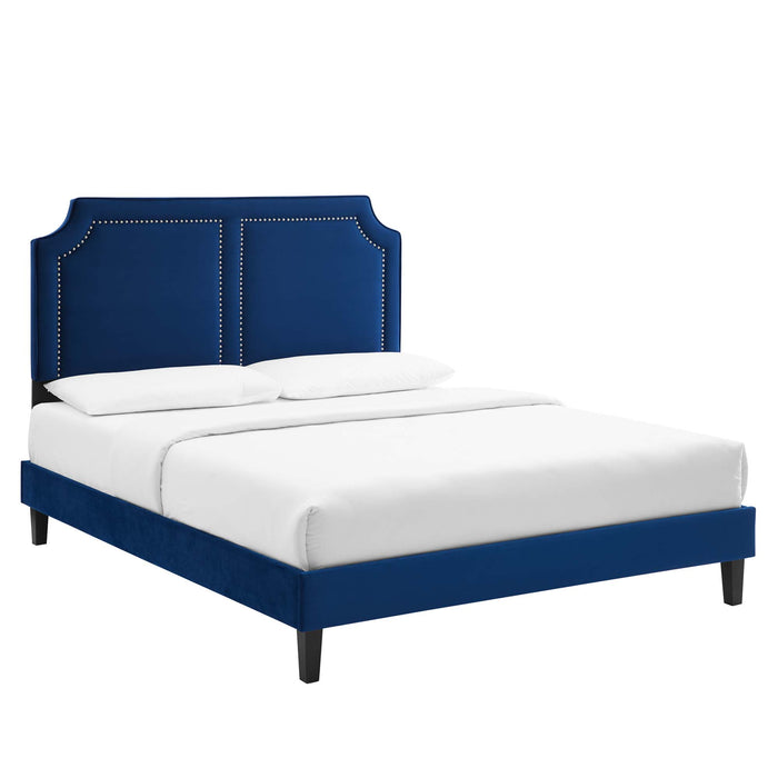 Novi Performance Velvet Twin Bed