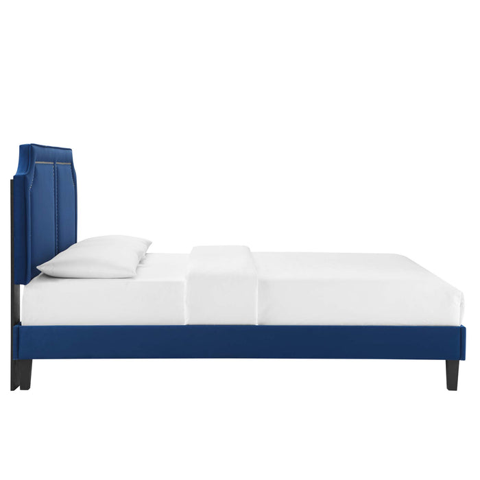 Novi Performance Velvet Twin Bed