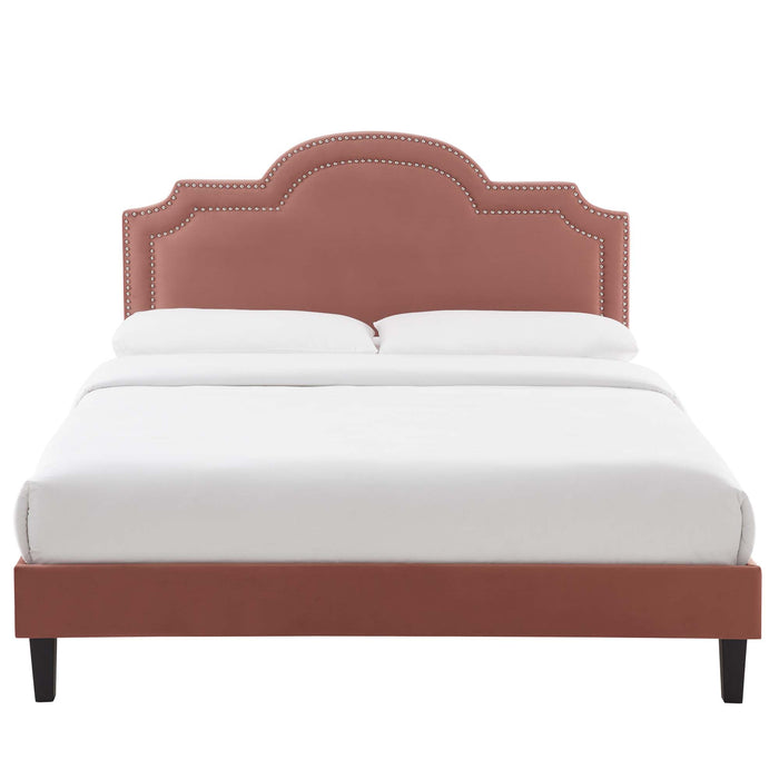 Aviana Performance Velvet Twin Bed