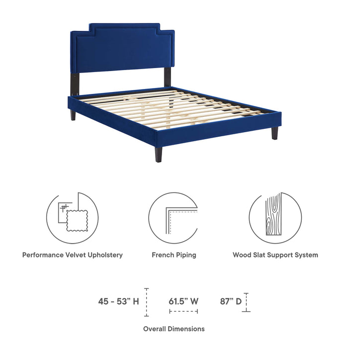 Liva Performance Velvet Twin Bed