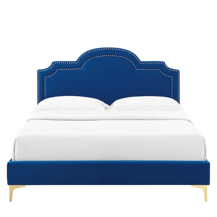 Aviana Performance Velvet King Bed