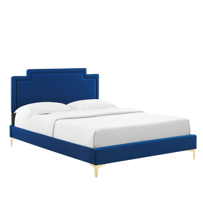 Liva Performance Velvet King Bed