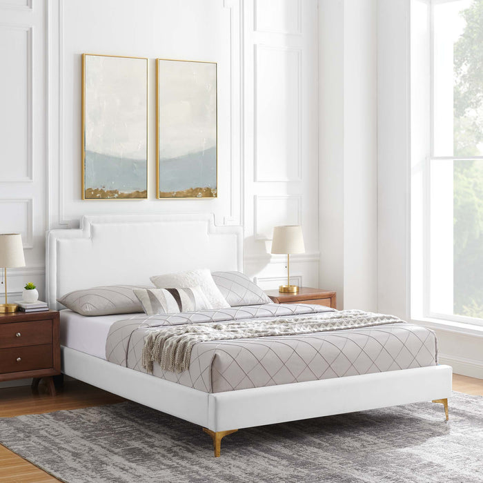 Liva Performance Velvet King Bed