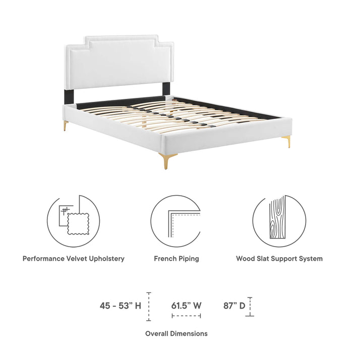 Liva Performance Velvet King Bed