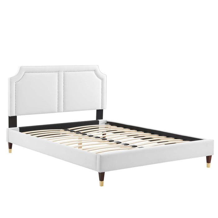 Novi Performance Velvet King Bed