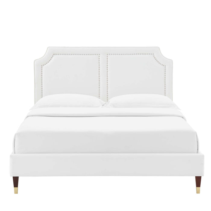 Novi Performance Velvet King Bed