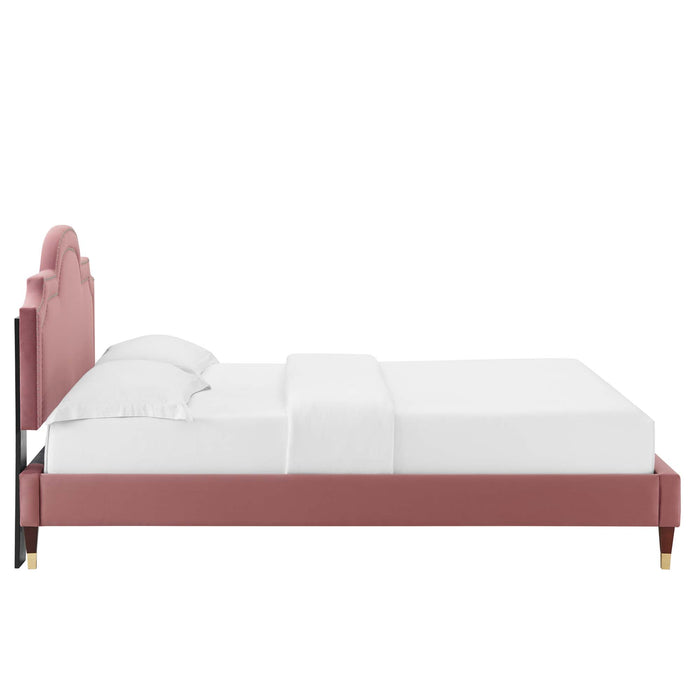 Aviana Performance Velvet King Bed