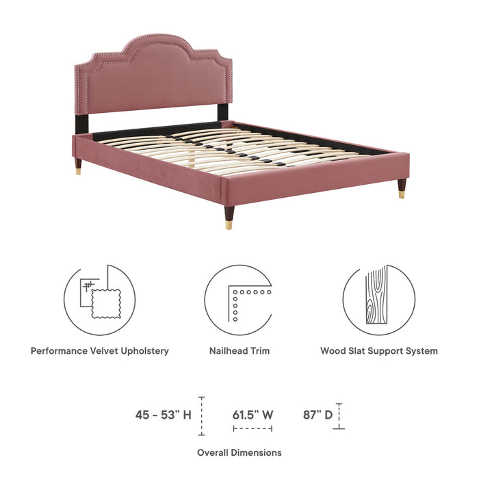 Aviana Performance Velvet King Bed