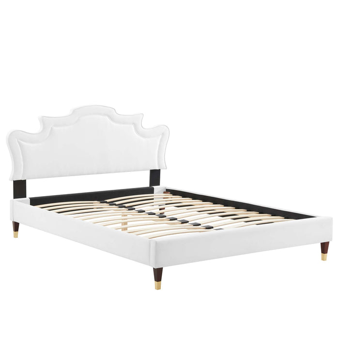 Neena Performance Velvet King Bed