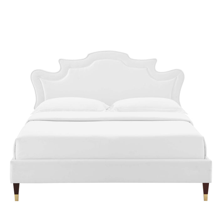 Neena Performance Velvet King Bed