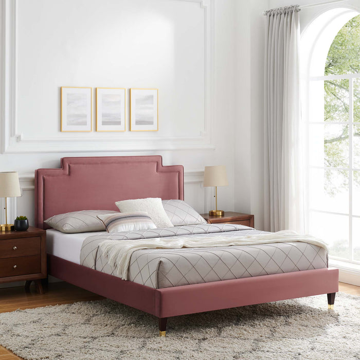 Liva Performance Velvet King Bed