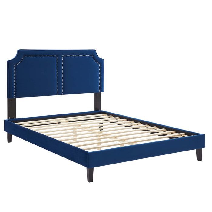 Novi Performance Velvet King Bed