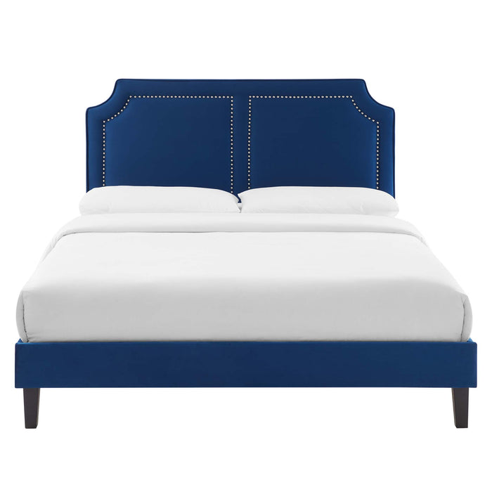 Novi Performance Velvet King Bed