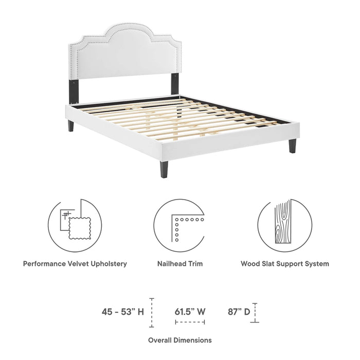 Aviana Performance Velvet King Bed