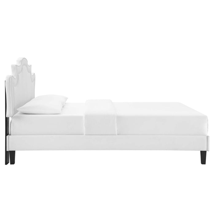 Neena Performance Velvet King Bed