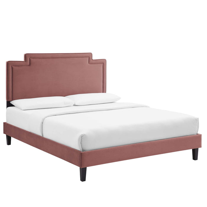 Liva Performance Velvet King Bed