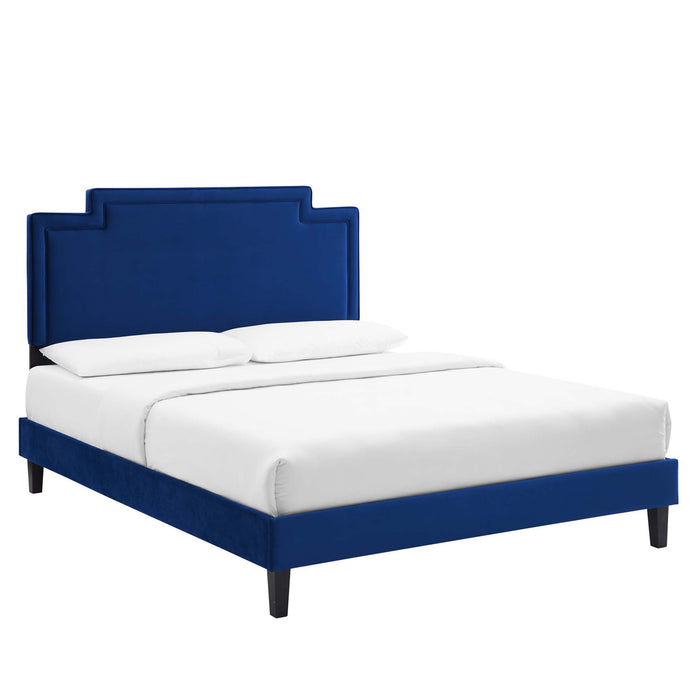 Liva Performance Velvet King Bed