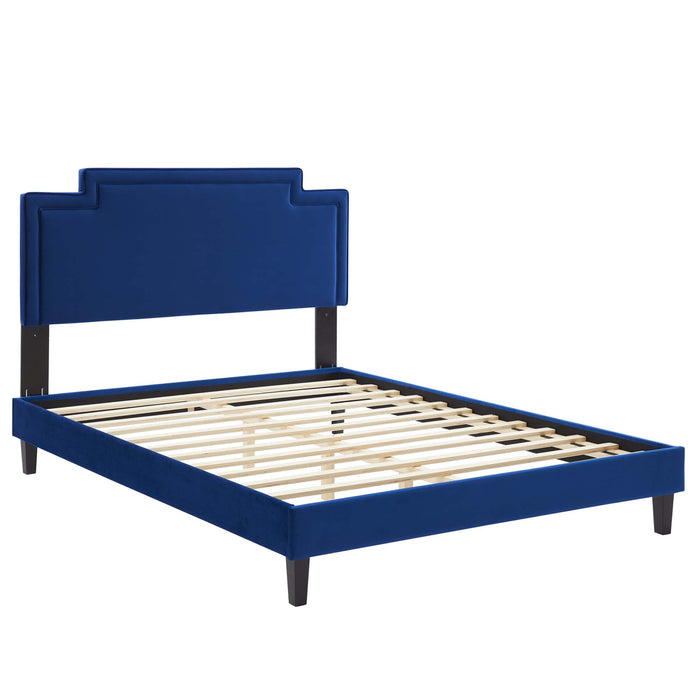 Liva Performance Velvet King Bed